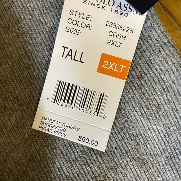 U.S. Polo Assn. Mock Neck Long Sleeve Quarter-Zip Pullover NWT - Picture 9 of 11